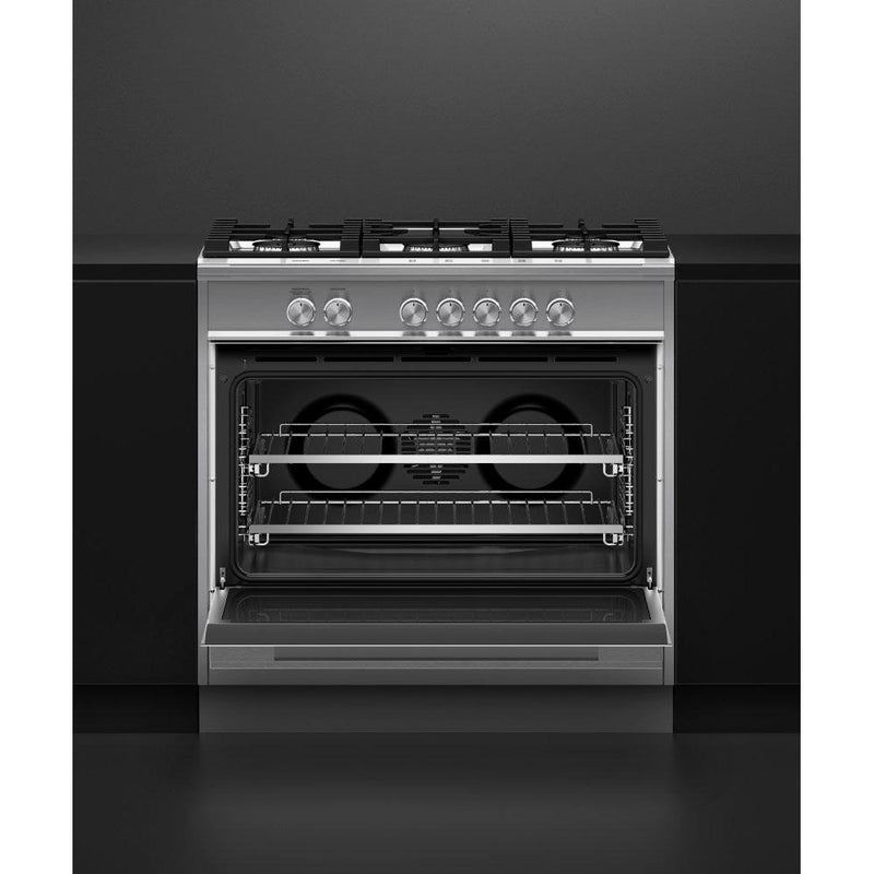 Fisher & Paykel 36-inch Freestanding Gas Range with AeroTech™ Technology OR36SDG4X1 IMAGE 5