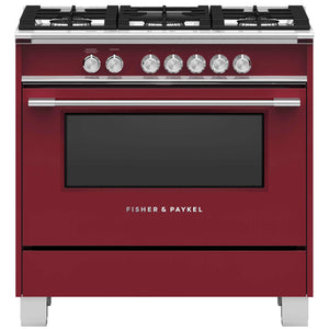 Fisher & Paykel 36-inch Freestanding Gas Range with AeroTech™ Technology OR36SCG4R1 IMAGE 1