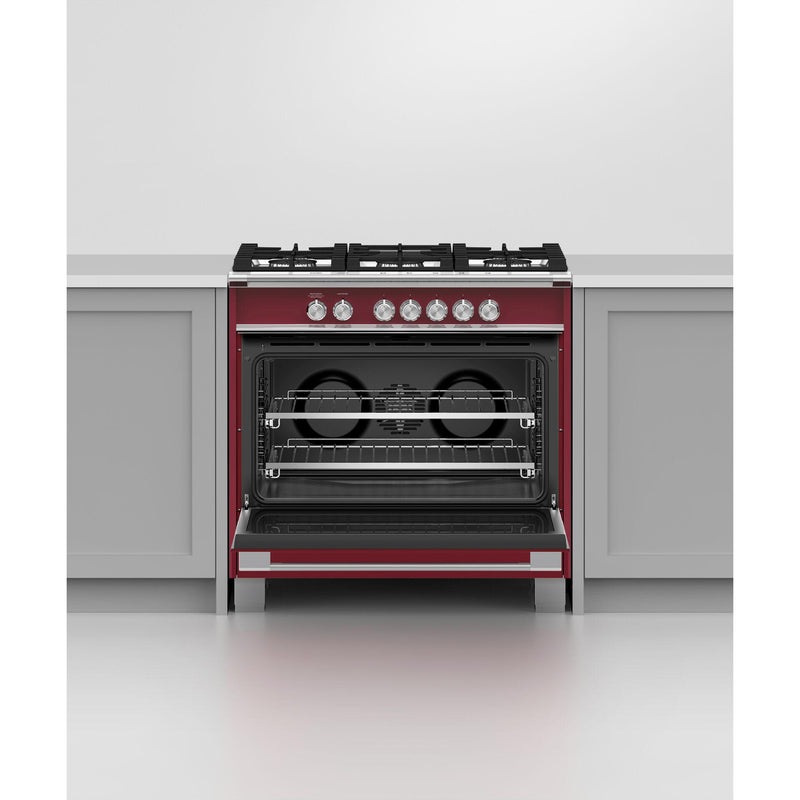 Fisher & Paykel 36-inch Freestanding Gas Range with AeroTech™ Technology OR36SCG4R1 IMAGE 5