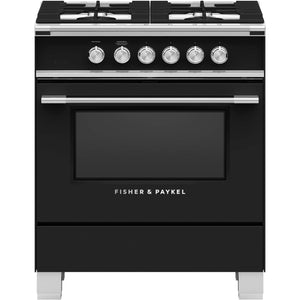 Fisher & Paykel 30-inch Freestanding Gas Range with AeroTech™ Technology OR30SCG4B1 IMAGE 1