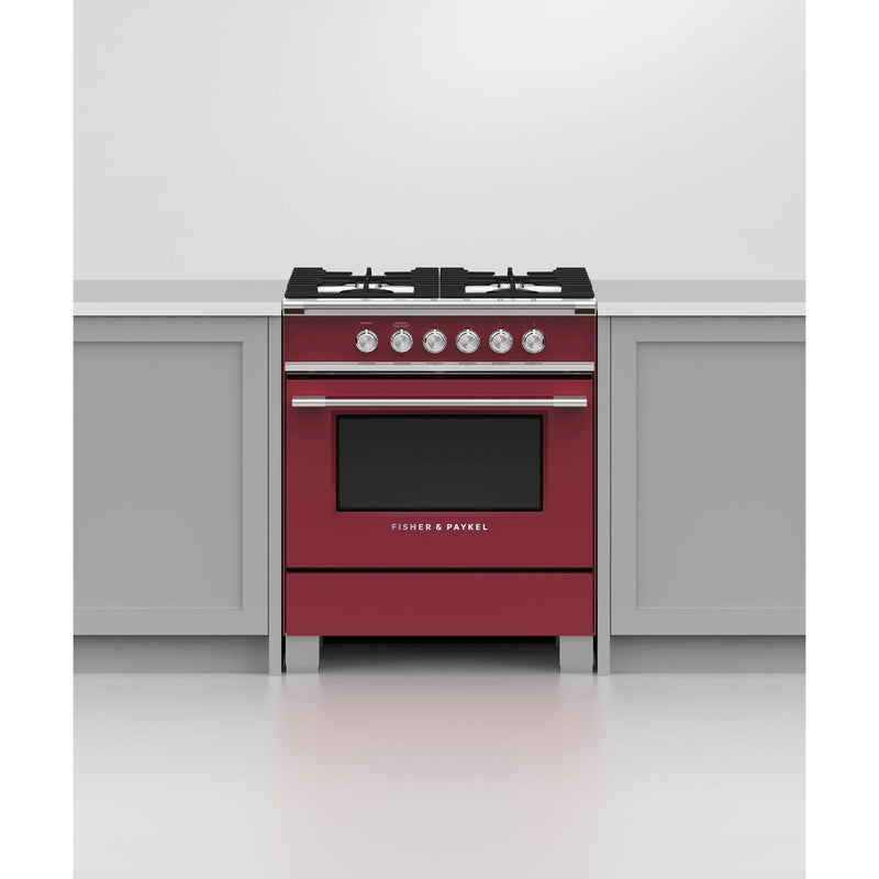 Fisher & Paykel 30-inch Freestanding Gas Range with AeroTech™ Technology OR30SCG4R1 IMAGE 4