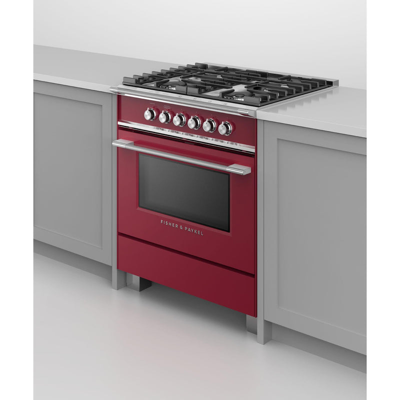 Fisher & Paykel 30-inch Freestanding Gas Range with AeroTech™ Technology OR30SCG4R1 IMAGE 6