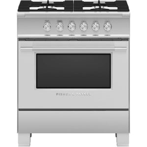 Fisher & Paykel 30-inch Freestanding Gas Range with AeroTech™ Technology OR30SCG4X1 IMAGE 1