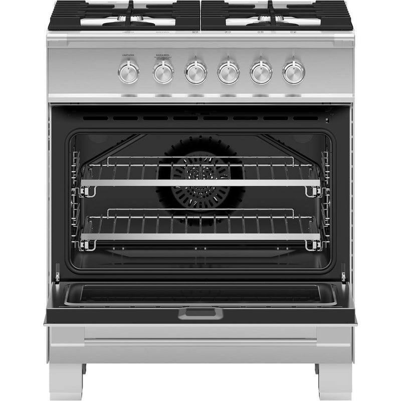 Fisher & Paykel 30-inch Freestanding Gas Range with AeroTech™ Technology OR30SCG4X1 IMAGE 2