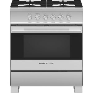 Fisher & Paykel 30-inch Freestanding Gas Range with AeroTech™ Technology OR30SDG4X1 IMAGE 1