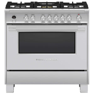 Fisher & Paykel 36-inch Freestanding Dual-Fuel Range with Aero Pastry™ OR36SCG6X1 IMAGE 1