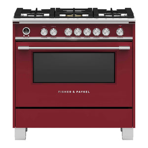 Fisher & Paykel 36-inch Freestanding Dual-Fuel Range with Aero Pastry™ OR36SCG6R1 IMAGE 1