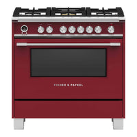 Fisher & Paykel 36-inch Freestanding Dual-Fuel Range with Aero Pastry™ OR36SCG6R1 IMAGE 1