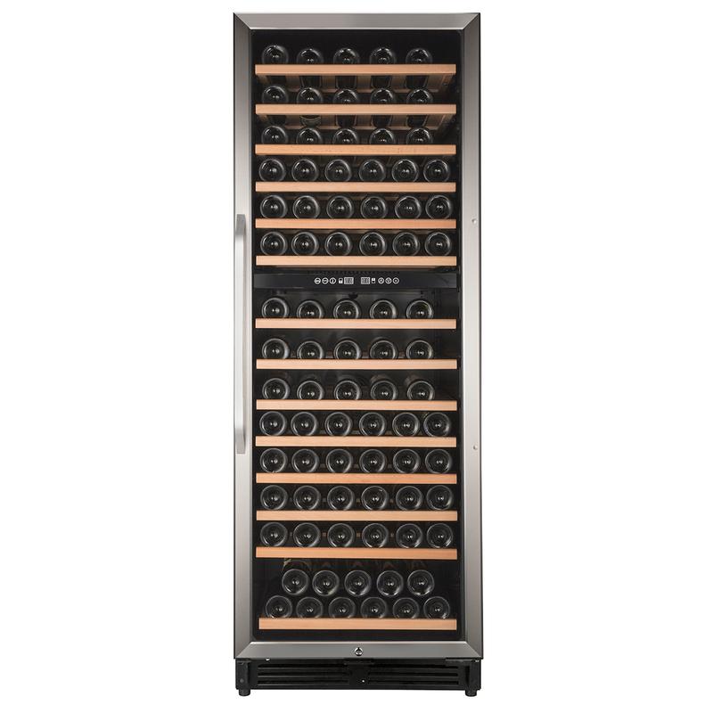 Avanti 148-Bottle Freestanding Wine Cooler WCF148DE3S IMAGE 1