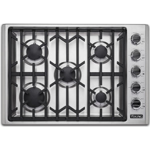Viking 30-inch Built-in Gas Cooktop with SureSpark™ Ignition System VGSU5301-5BSS IMAGE 1