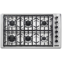Viking 36-inch Built-in Gas Cooktop with SureSpark™ Ignition System VGSU5361-6BSS IMAGE 1