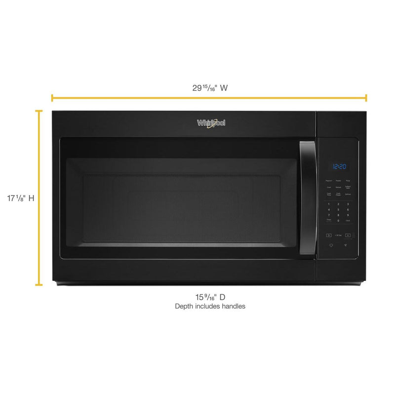 Whirlpool 30-inch, 1.7 cu. ft. Over-The-Range Microwave Oven YWMH31017HB IMAGE 5