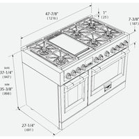 Fulgor Milano Ranges Dual Fuel F6PDF486GS1 IMAGE 2