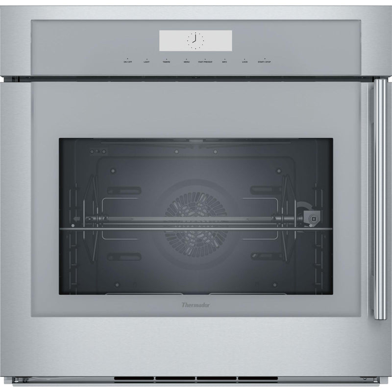 Thermador 30-inch, 4.5 cu.ft. Single Built-in Wall Oven with Home Connect MED301LWS IMAGE 1