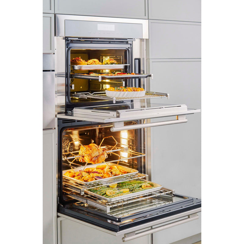 Thermador 30-inch, 9.4 cu.ft. Built-in Double Wall Oven with EasyCook® ME302WS IMAGE 4