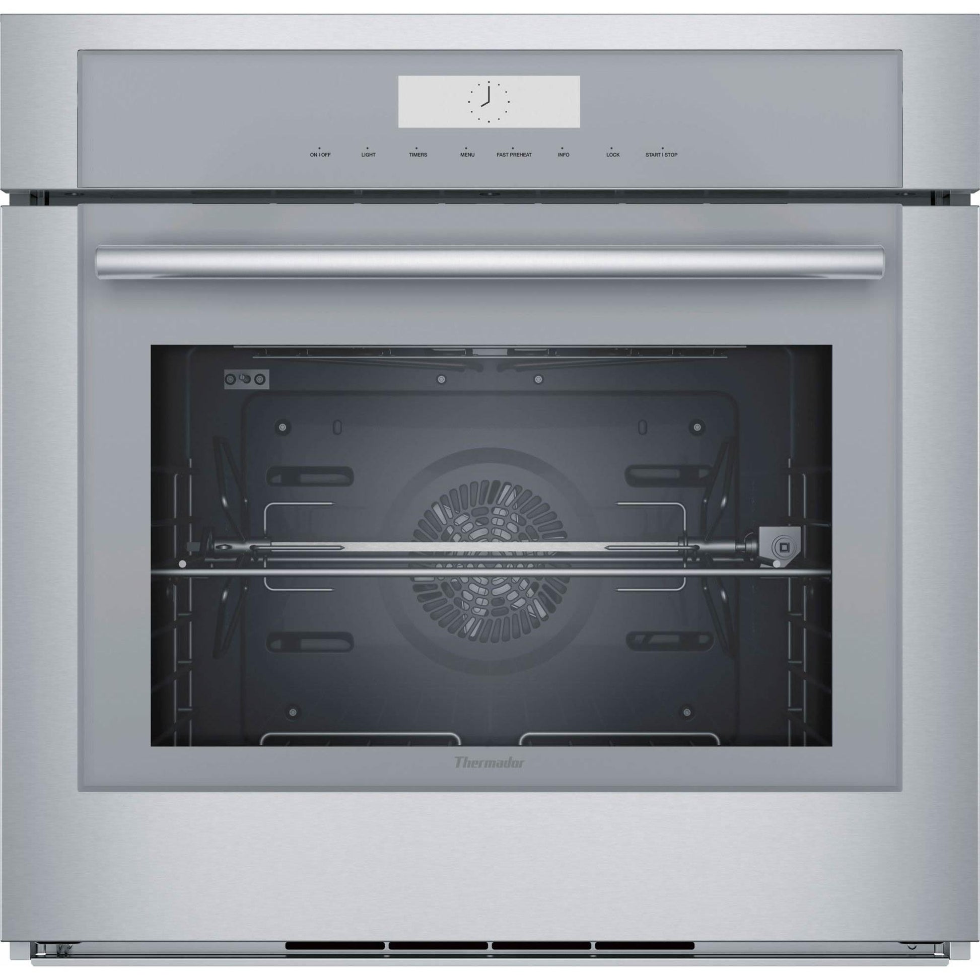 Thermador 30-inch, 4.5 cu.ft. Built-in Single Wall Oven with Home Connect MED301WS IMAGE 1