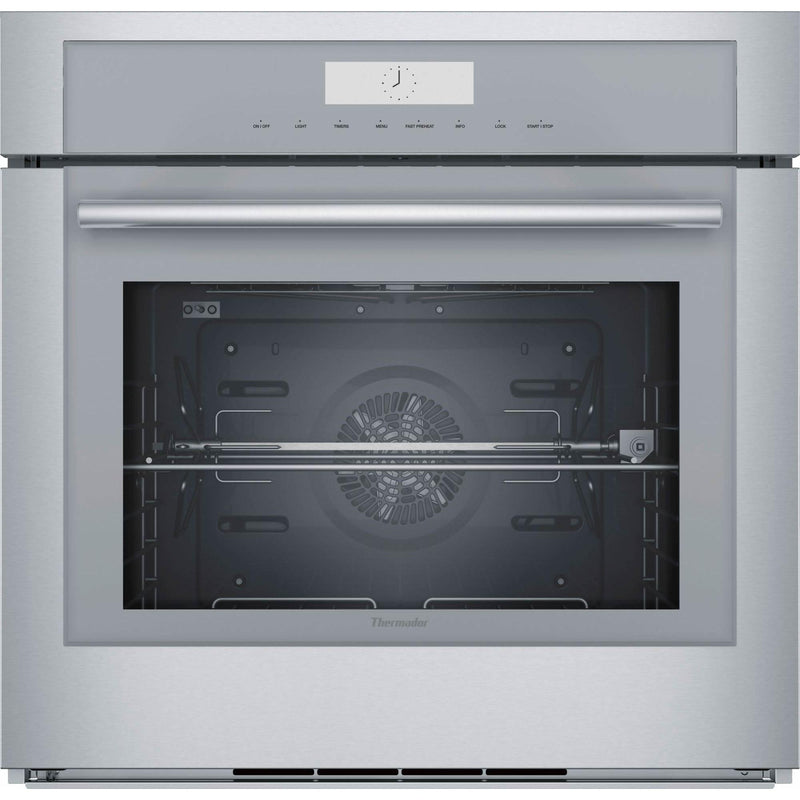 Thermador 30-inch, 4.5 cu.ft. Built-in Single Wall Oven with Home Connect MED301WS IMAGE 1