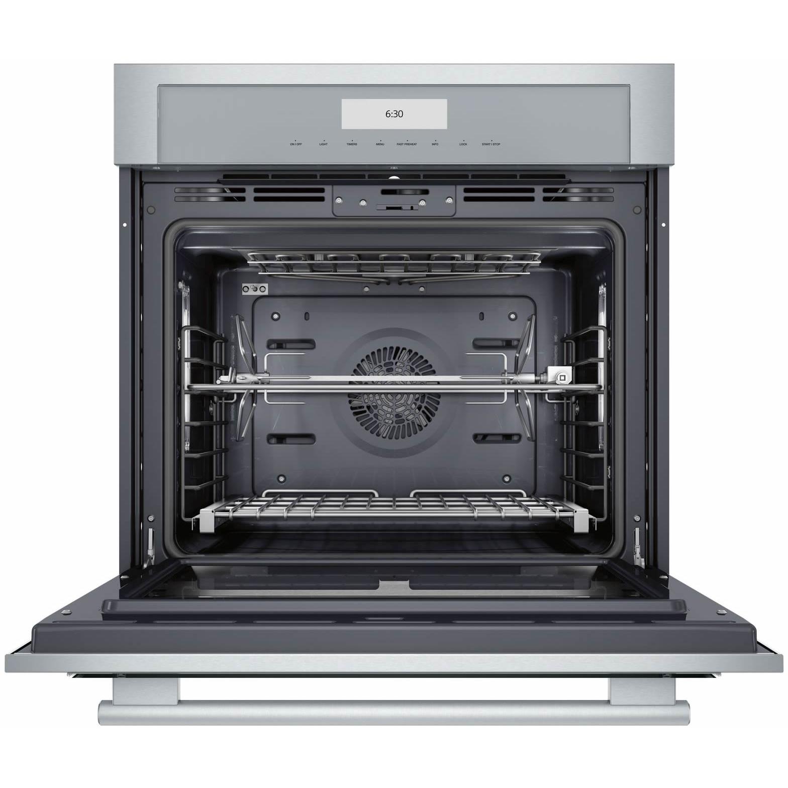 Thermador 30-inch, 4.5 cu.ft. Built-in Single Wall Oven with Home Connect MED301WS IMAGE 2