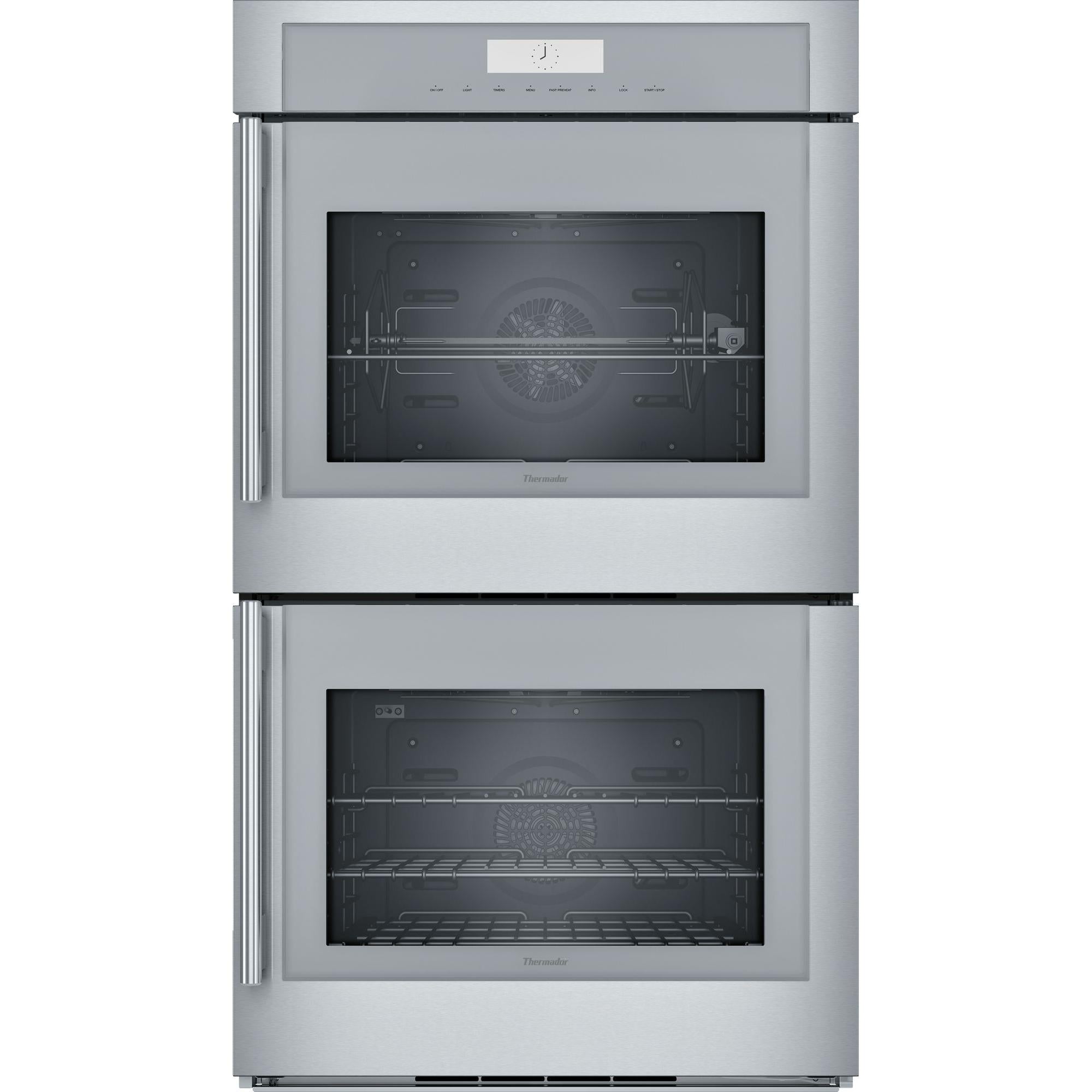 Thermador 30-inch, 9.0 cu.ft. Built-in Double Wall Oven with Home Connect MED302RWS IMAGE 1