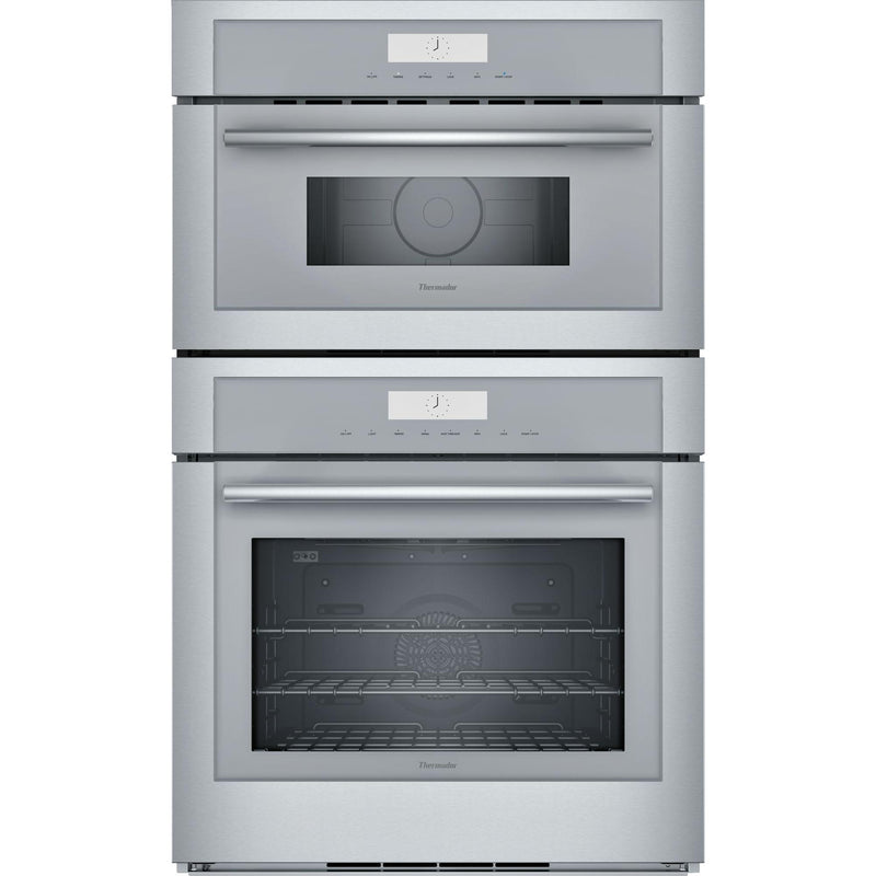 Thermador 30-inch,  6.1 cu.ft. Built-in Combination Wall Oven with Microwave MEM301WS IMAGE 1