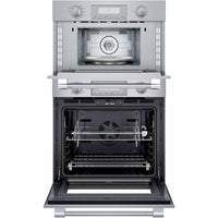 Thermador 30-inch, 6.1 cu.ft. Built-in Combination Wall Oven with Speed Oven PODMC301W IMAGE 3