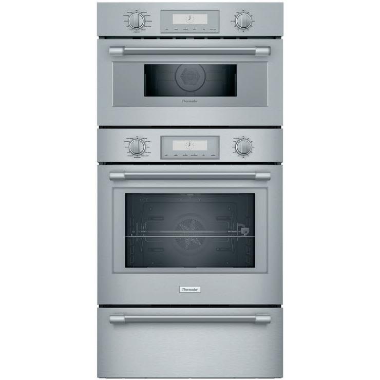 Thermador 30-inch, 8.6 cu.ft. Built-in Triple Combination Oven with Speed Oven PODMCW31W IMAGE 1