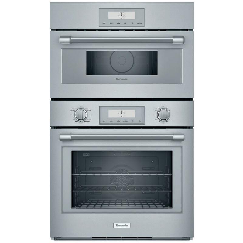 Thermador 30-inch, 6.1 cu.ft. Built-in Combination Wall Oven with Microwave Oven POM301W IMAGE 1