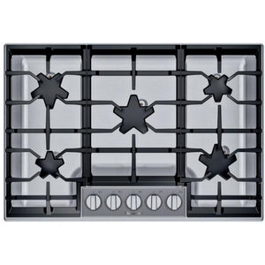 Thermador 30-inch Built-in Gas Cooktop with Patented Star® Burners SGSXP305TS IMAGE 1