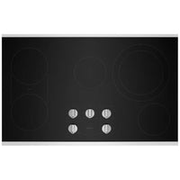 Maytag 36-inch Built-in Electric Cooktop with Reversible Grill and Griddle MEC8836HS IMAGE 1