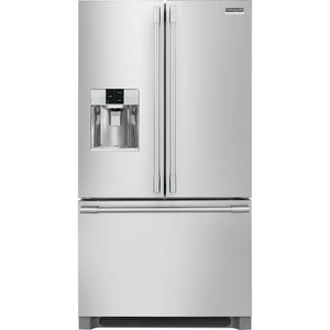 Frigidaire Professional 36-inch, 27.8 cu.ft. Freestanding French 3-Door Refrigerator with External Water and Ice Dispensing System FPBS2778UF IMAGE 1