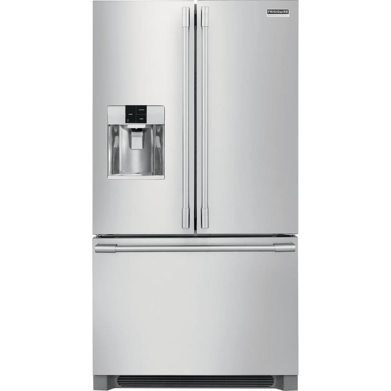 Frigidaire Professional 36-inch, 27.8 cu.ft. Freestanding French 3-Door Refrigerator with External Water and Ice Dispensing System FPBS2778UF IMAGE 1