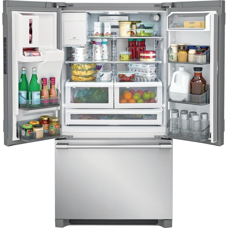 Frigidaire Professional 36-inch, 27.8 cu.ft. Freestanding French 3-Door Refrigerator with External Water and Ice Dispensing System FPBS2778UF IMAGE 5