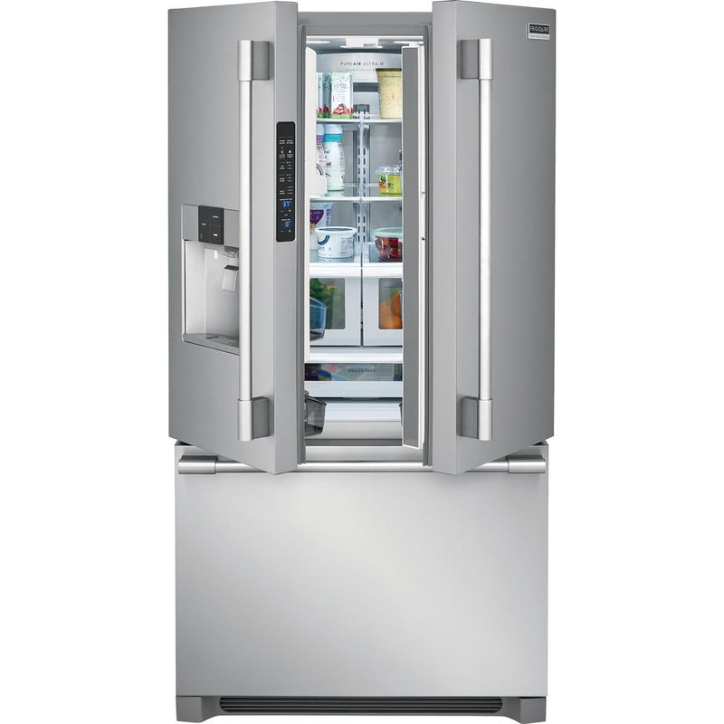 Frigidaire Professional 36-inch, 27.8 cu.ft. Freestanding French 3-Door Refrigerator with External Water and Ice Dispensing System FPBS2778UF IMAGE 6