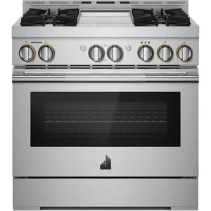 JennAir 36-inch Freestanding Gas Range with JennAir® Culinary Center JGRP536HL IMAGE 1