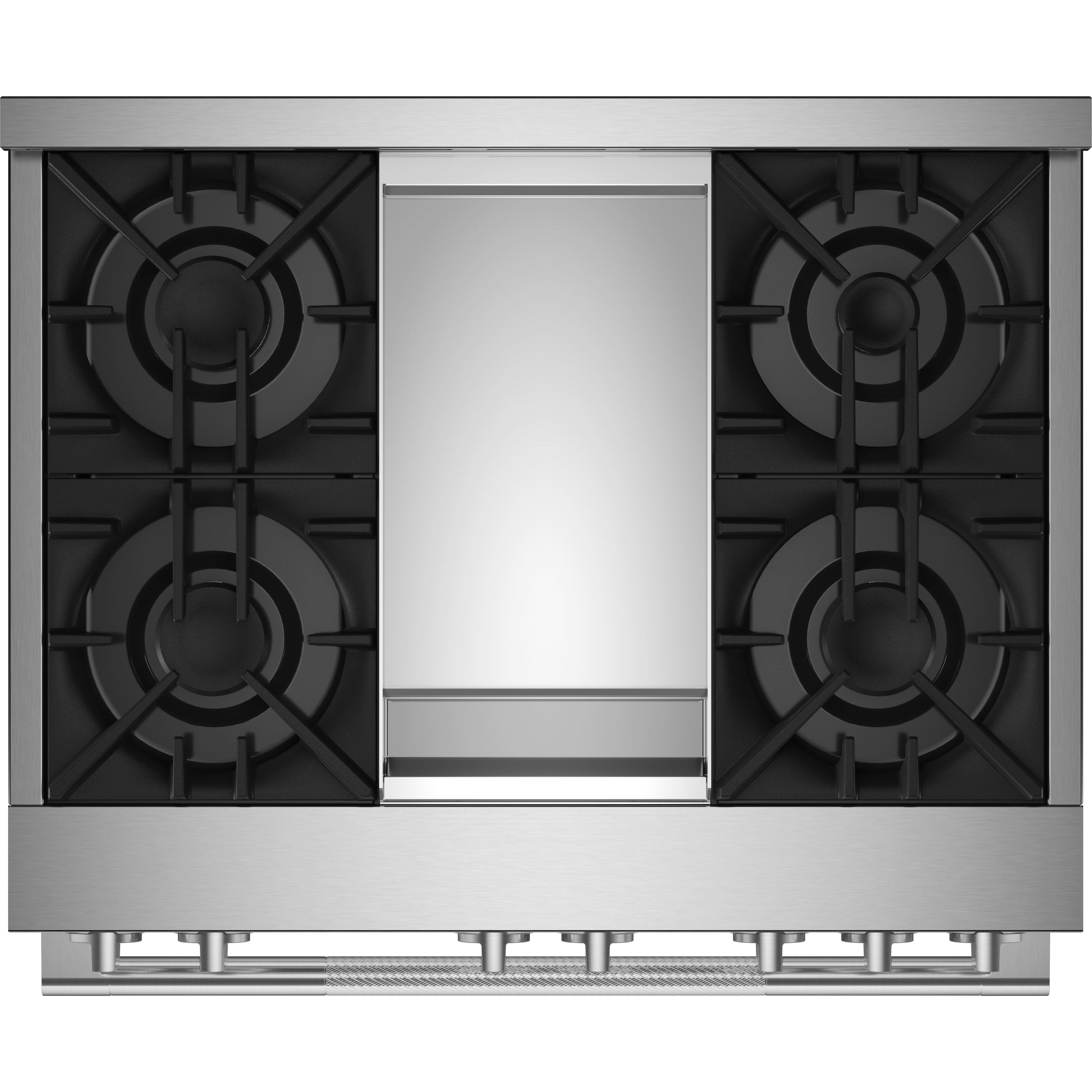JennAir 36-inch Freestanding Gas Range with JennAir® Culinary Center JGRP536HL IMAGE 2