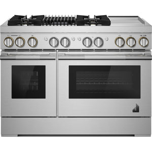 JennAir 48-inch Freestanding Dua-Fuel Range with JennAir® Culinary Center JDRP748HL IMAGE 1