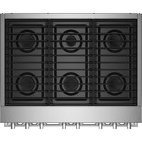 JennAir 36-inch Freestanding Dua-Fuel Range with JennAir® Culinary Center JDRP436HM IMAGE 3