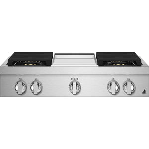 JennAir 36-inch Gas Rangetop with Griddle JGCP536HM IMAGE 1