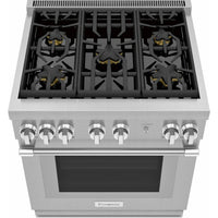 Thermador 30-inch Freestanding Gas Range with ExtraLow® Burners PRG305WH IMAGE 2