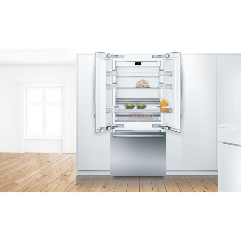 Bosch 36-inch, 19.4 cu.ft. Built-in French 3-Door Refrigerator with Home Connect™ B36BT930NS IMAGE 4
