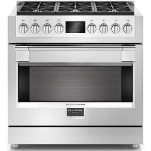 Fulgor Milano 36-inch Freestanding Gas Range with Dual Convection F6PGR366S2 IMAGE 1