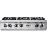 Viking 36-inch Built-in Gas Rangetop with Elevation™ Burners VRT736-6BSSLP IMAGE 1