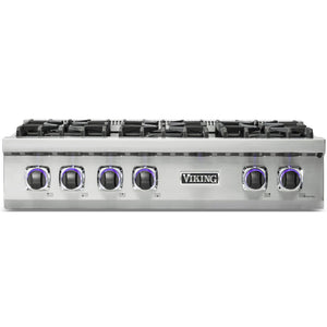 Viking 36-inch Built-in Gas Rangetop with Elevation™ Burners VRT736-6BSSLP IMAGE 1
