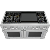 Thermador 60-inch Freestanding Dual-Fuel Range with ExtraLow® Burners PRD606WEG IMAGE 2
