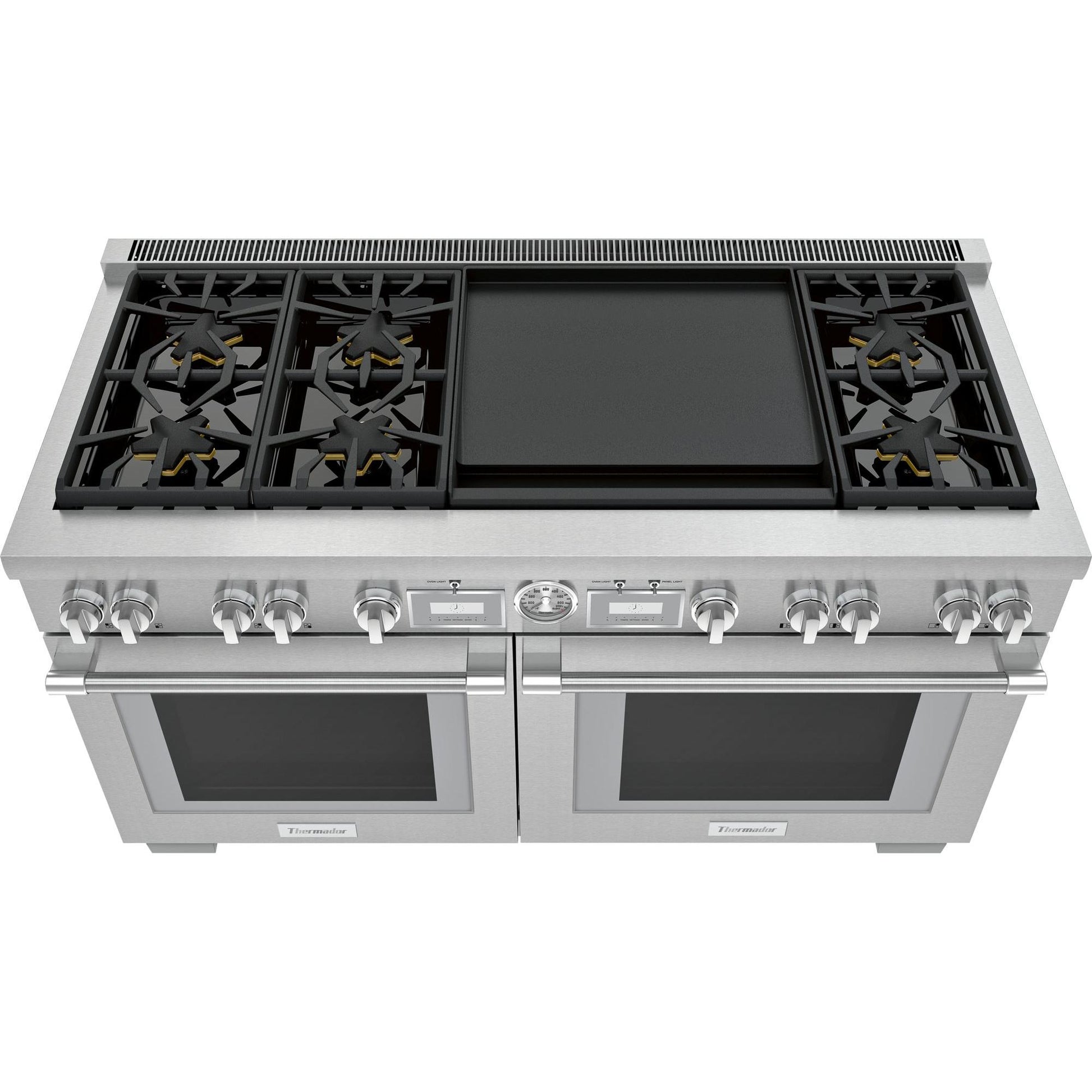 Thermador 60-inch Freestanding Dual-Fuel Range with ExtraLow® Burners PRD606WEG IMAGE 2