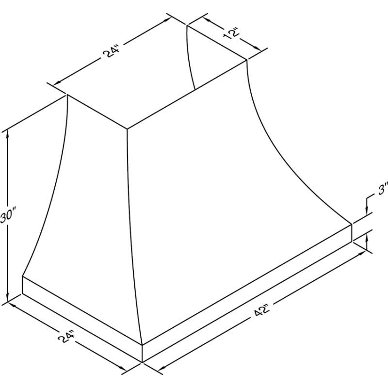 Vent-A-Hood 66-inch Wall Mount Range Hood JDH466/C2AS IMAGE 2
