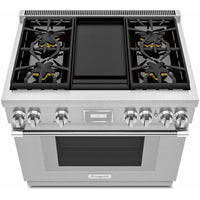 Thermador Ranges Dual Fuel PRD364WDHC IMAGE 2