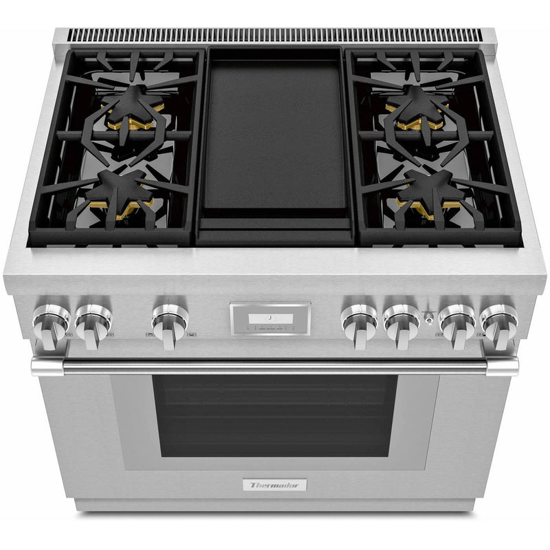 Thermador Ranges Dual Fuel PRD364WDHC IMAGE 2