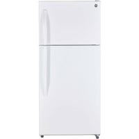 GE 30-inch 18 cu. ft. Top Freezer Refrigerator GTE18FTLKWW IMAGE 1