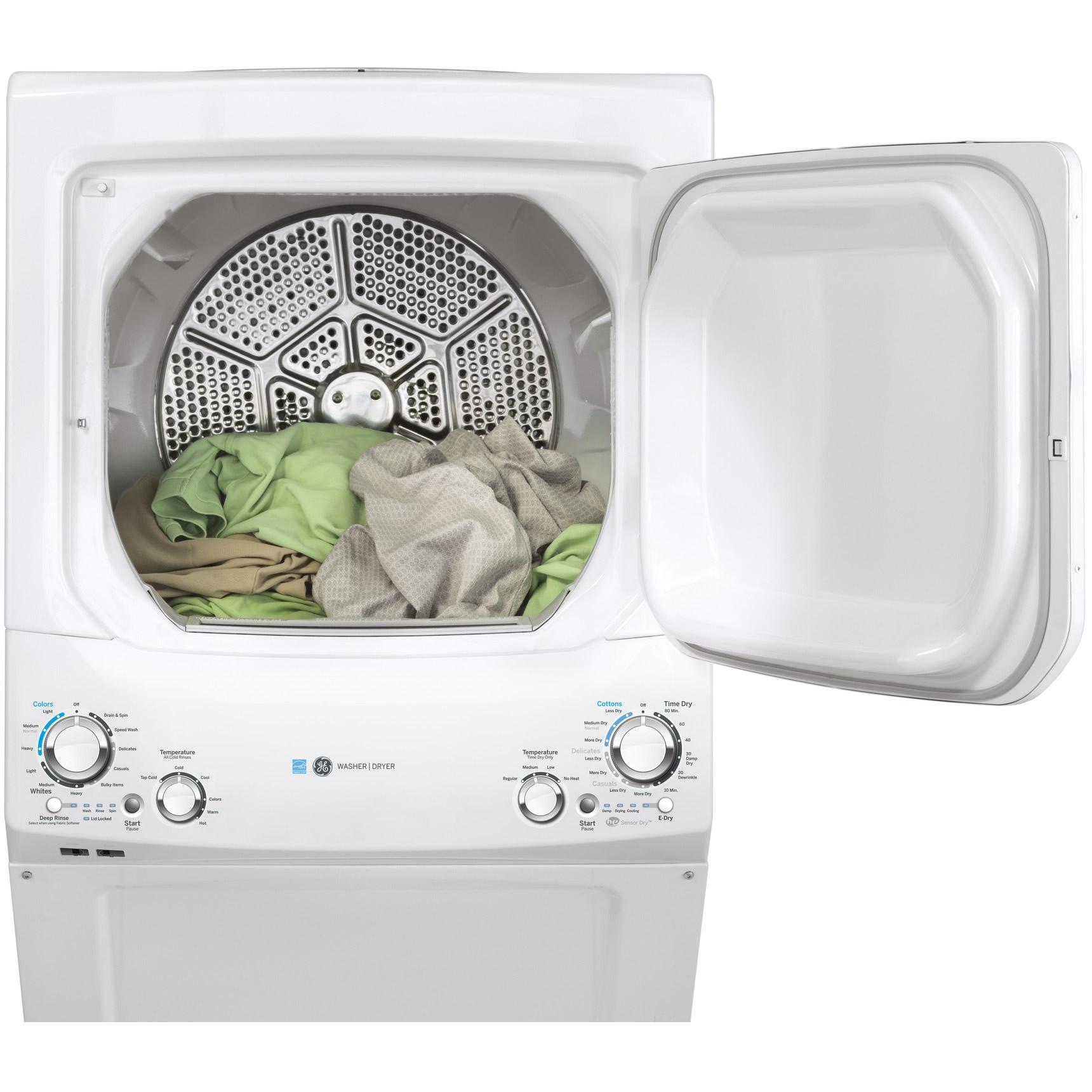 GE Laundry Centers Stacked Washer/Dryer GUD27EEMNWW IMAGE 4